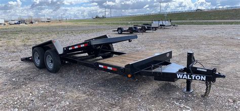 used skid loader trailers